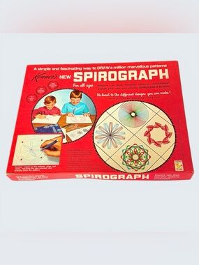 Vintage Original Kenner's Spirograph 1968 Drawing Toy Game Complete